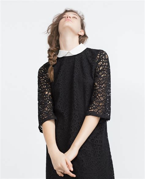 zara black dress australia